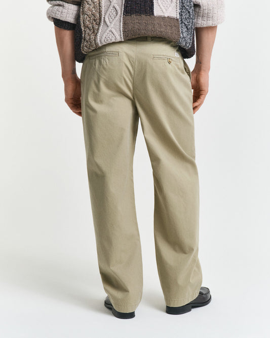 Chino décontracté en twill de coton