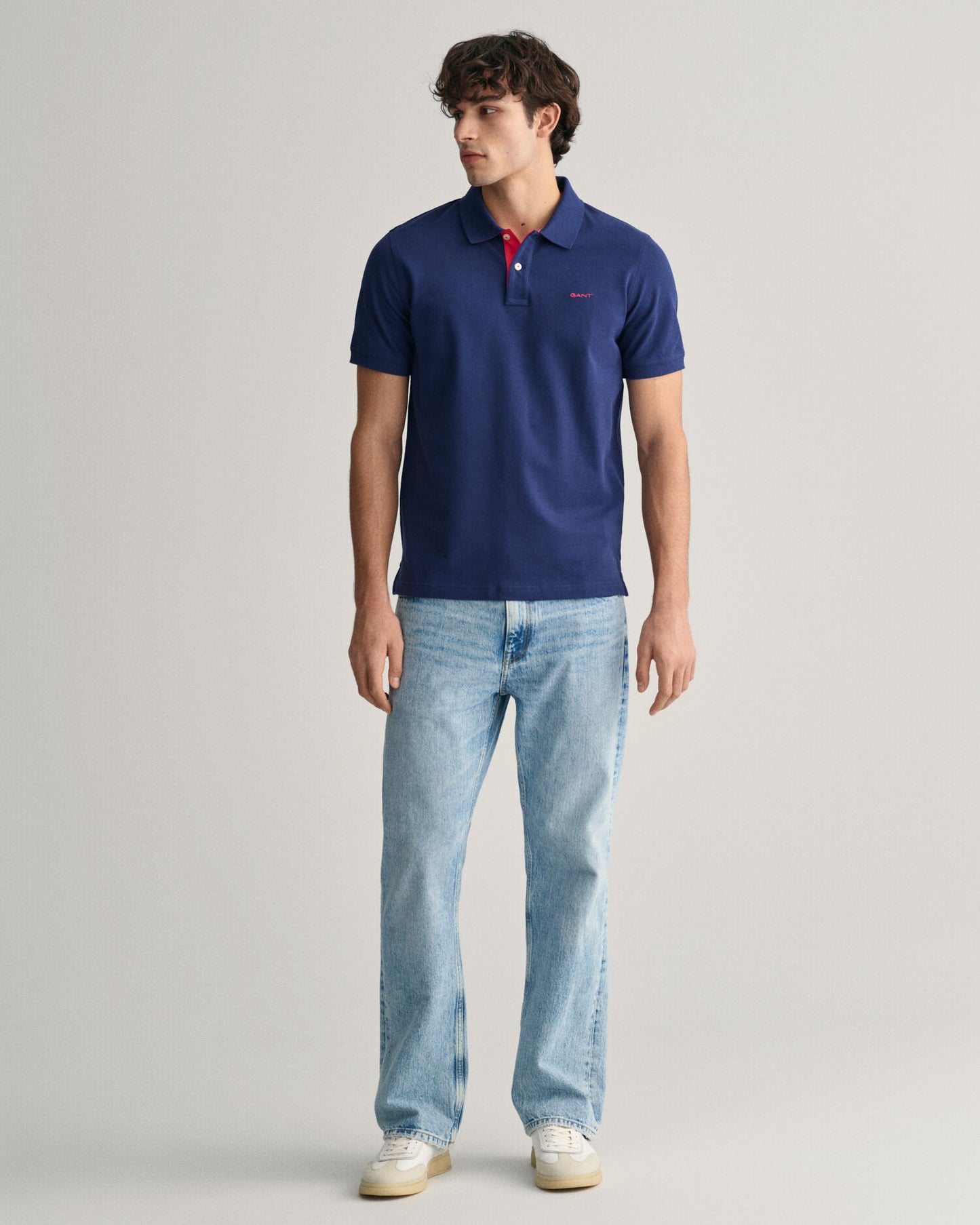 Polo-Piqué-Shirt mit Kontrastdetails