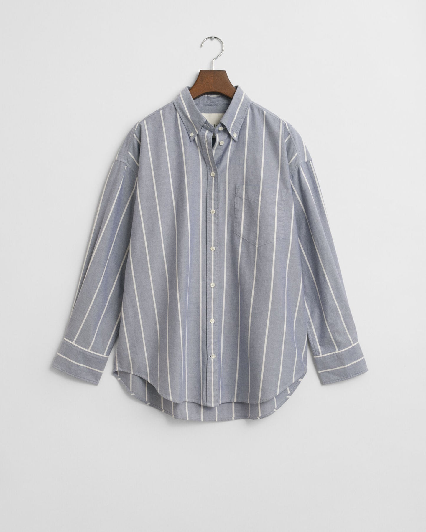 Oversized Hemd aus klassischem Oxford-Gewebe