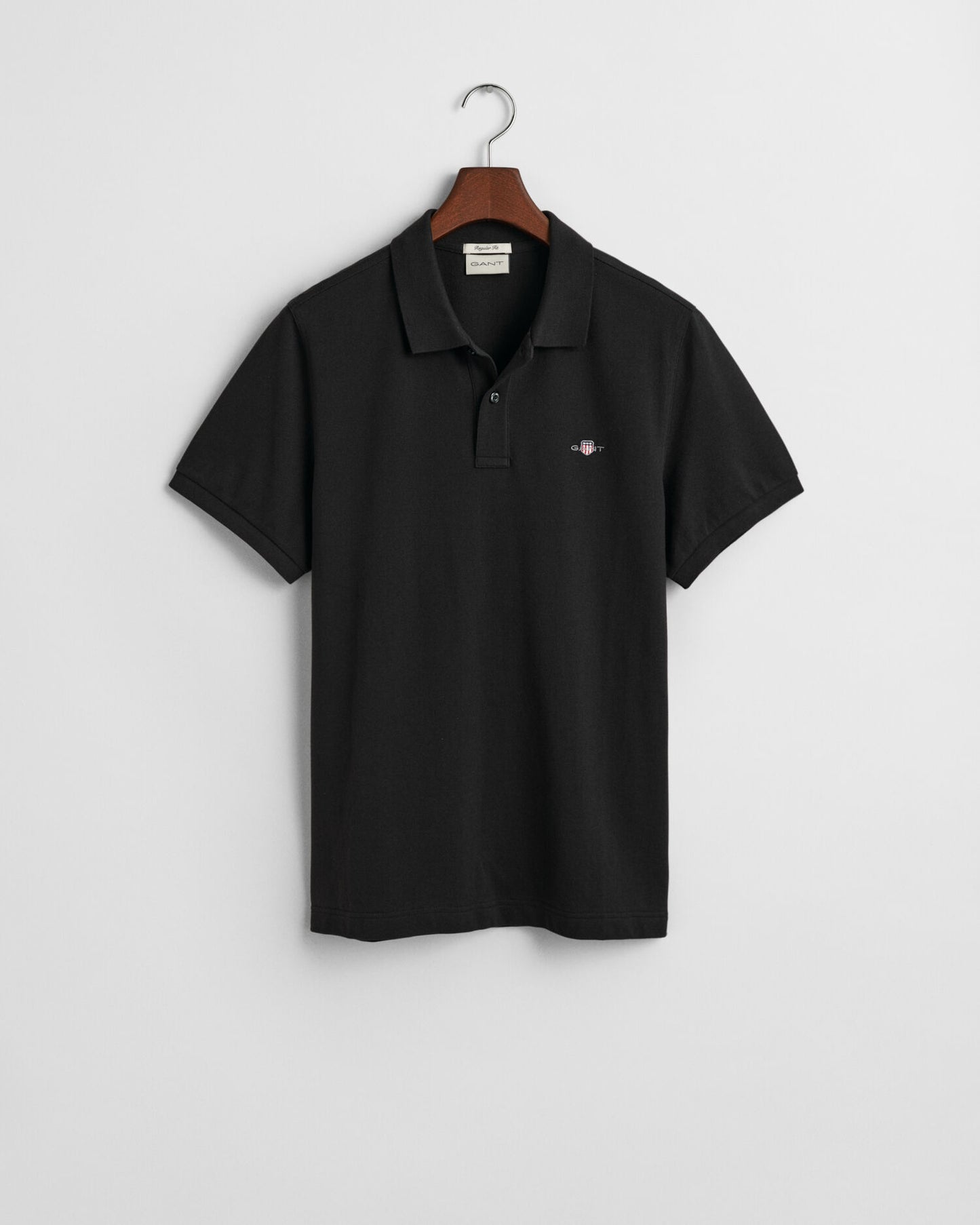 Regular Fit Piqué-Poloshirt mit Schild