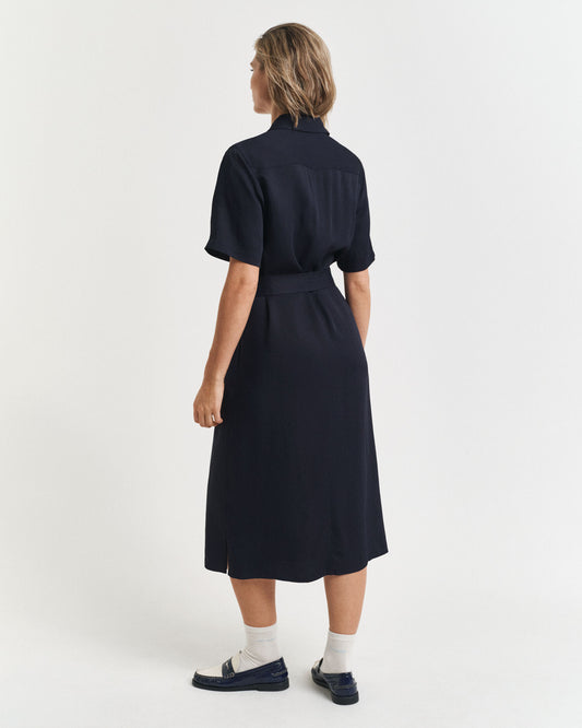 Hemdblusenkleid im Utility-Stil