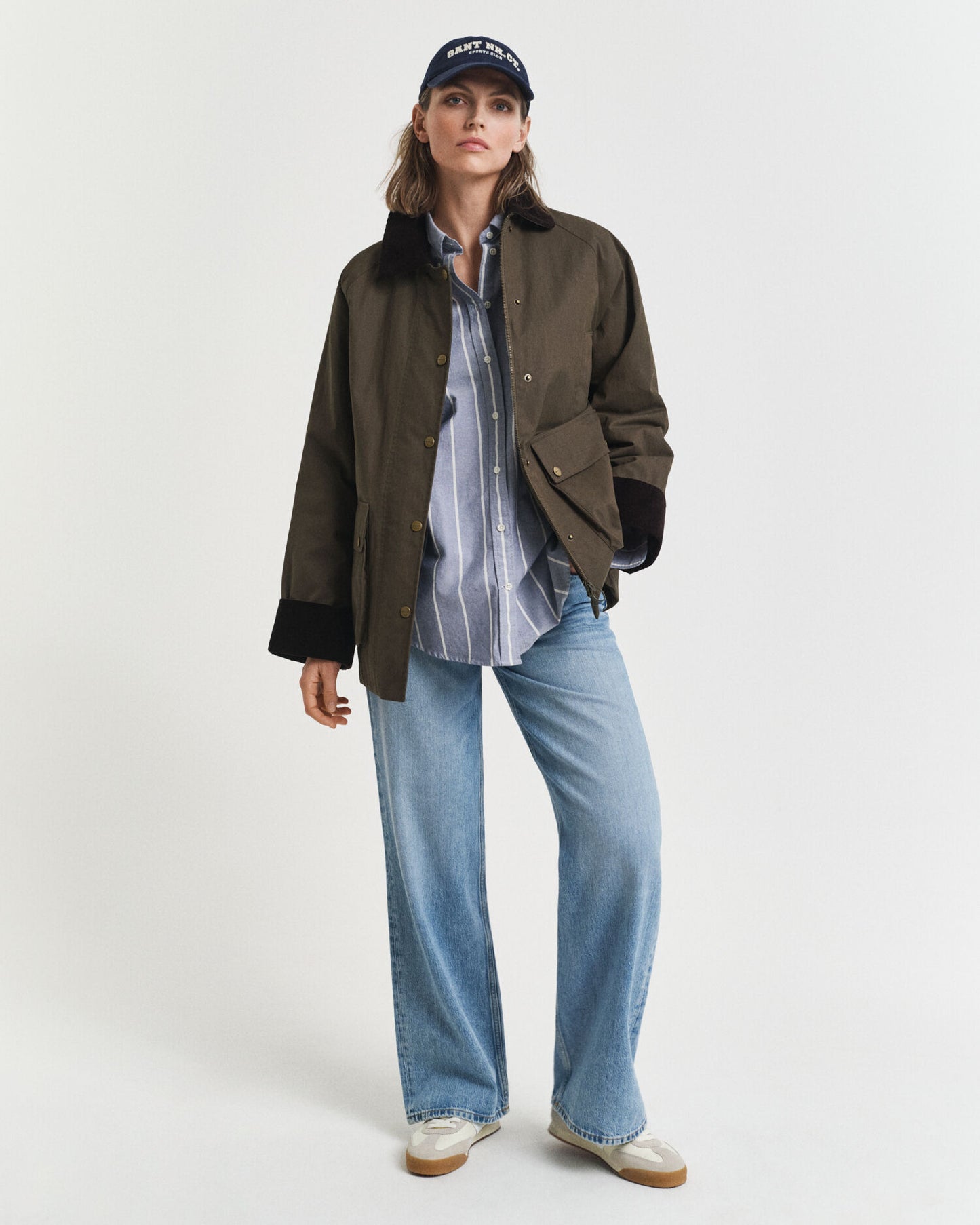 Oversized Hemd aus klassischem Oxford-Gewebe