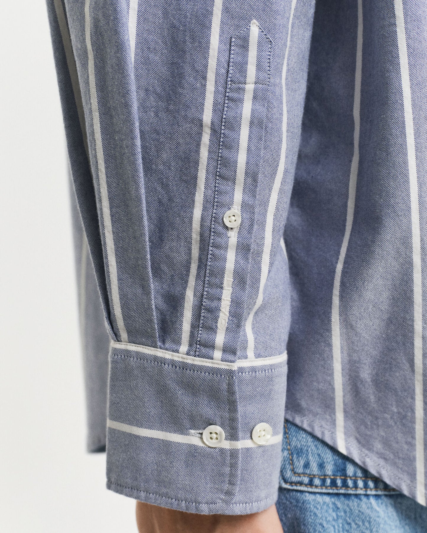Oversized Hemd aus klassischem Oxford-Gewebe