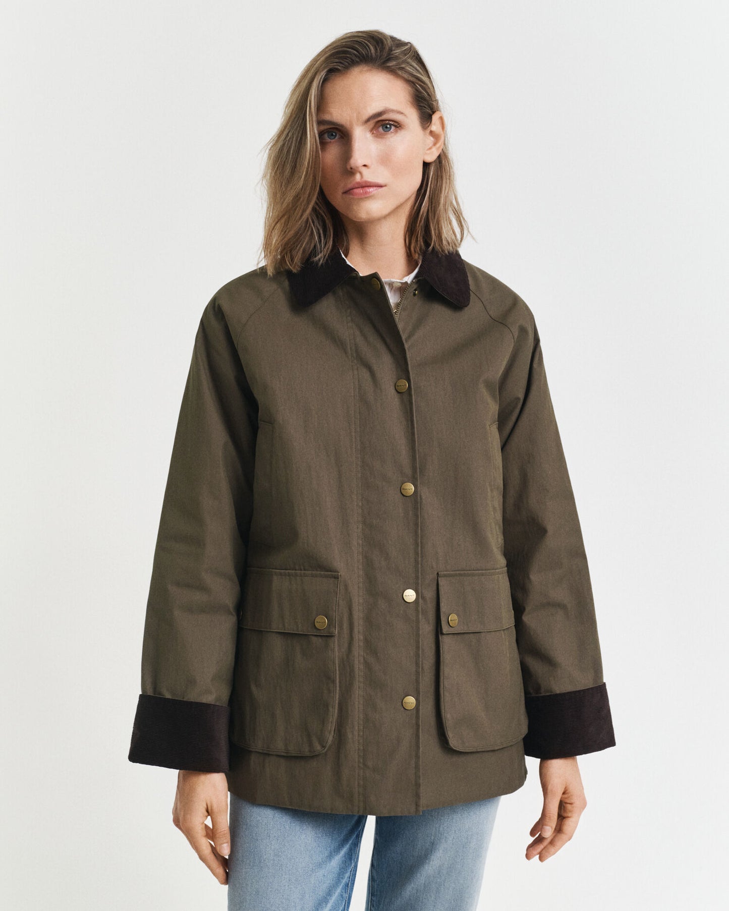 Barnjacke aus gewachster Baumwolle