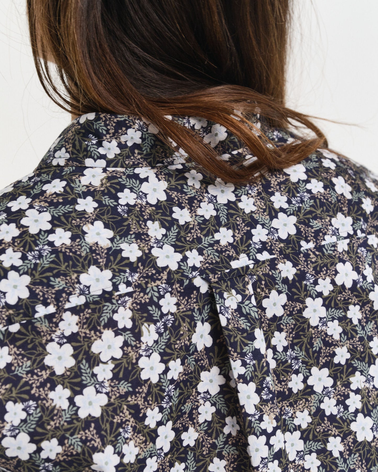 Regular Fit Hemd aus Baumwollvoile mit Blumenmuster