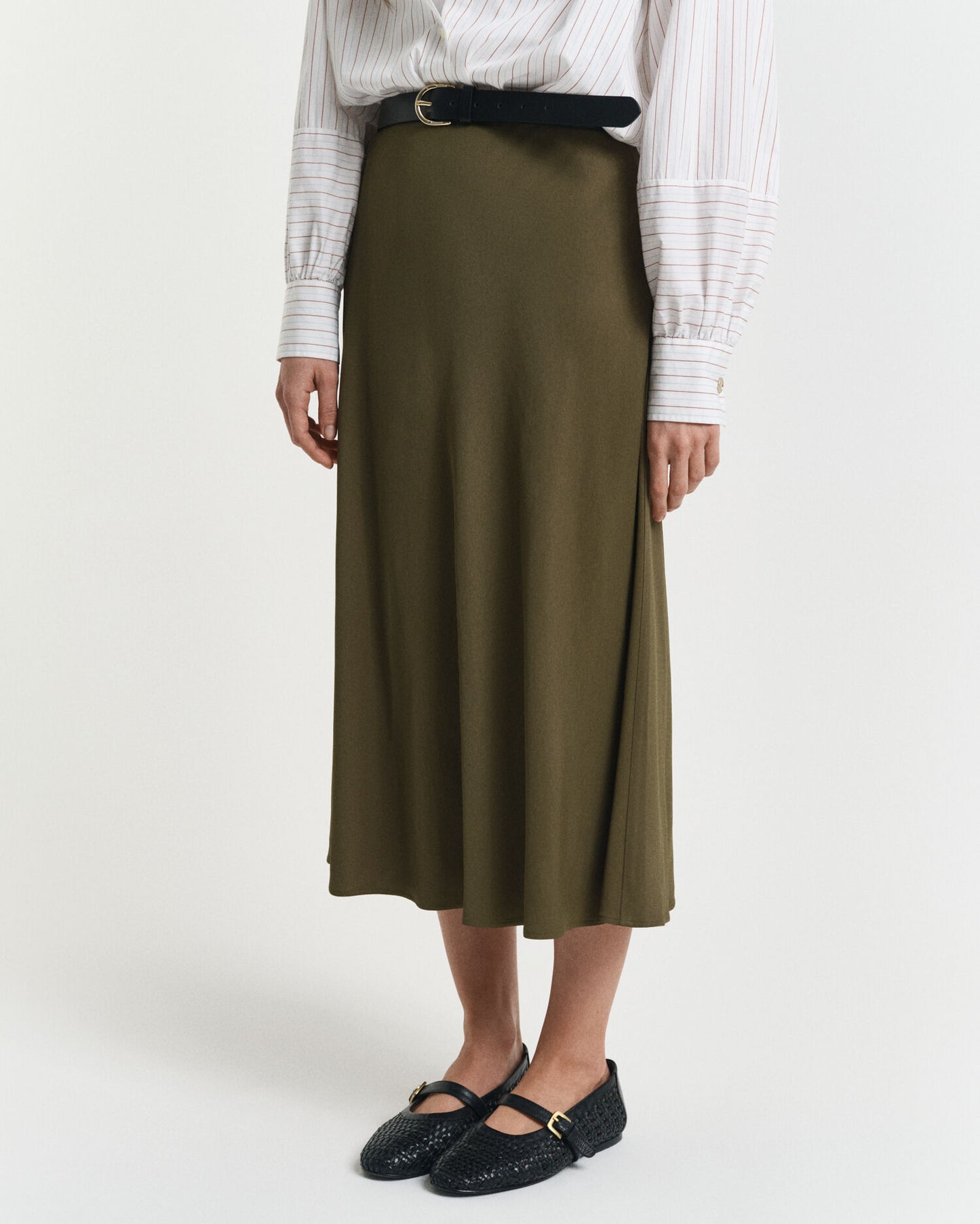 Jupe Midi Fluide