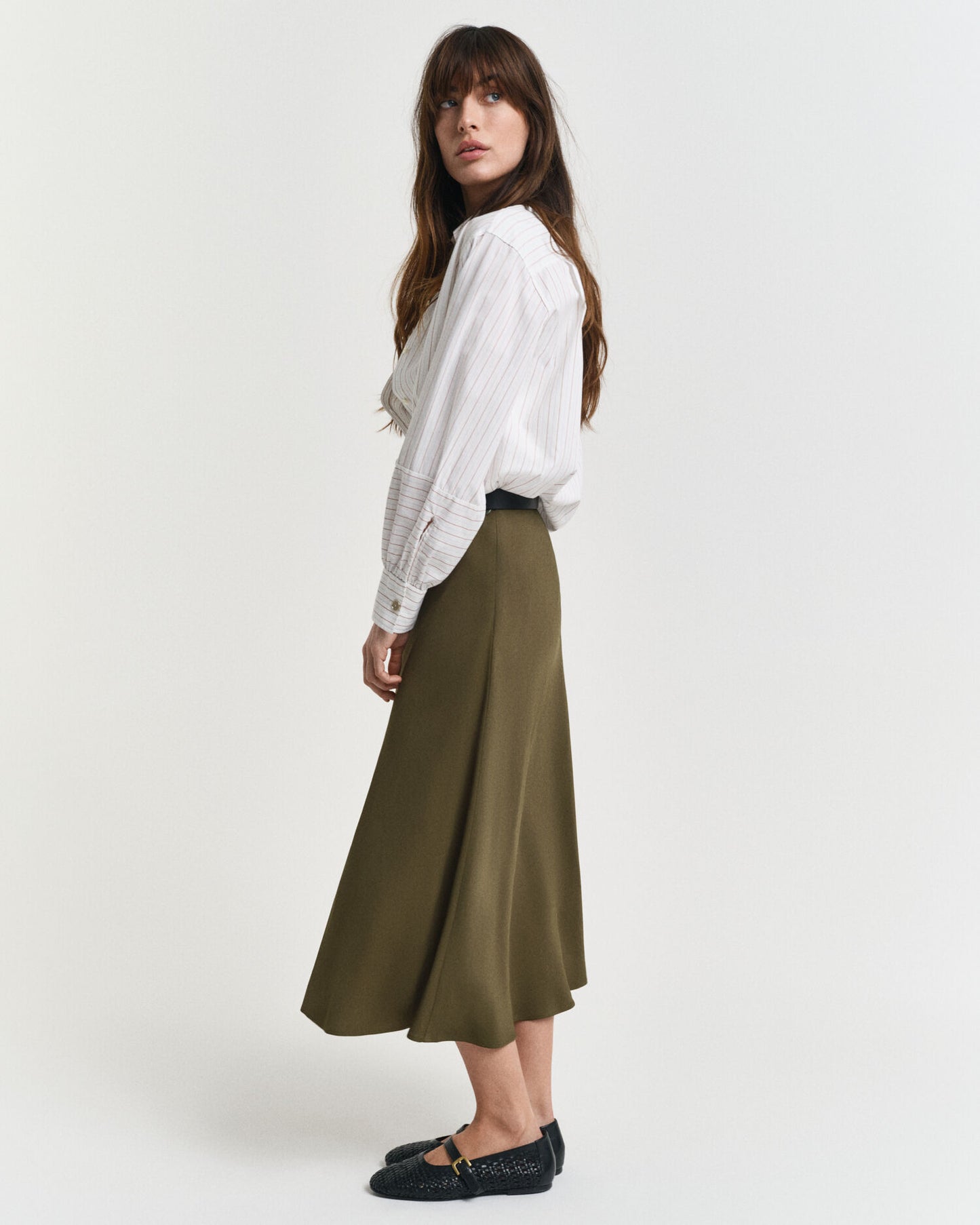 Jupe Midi Fluide