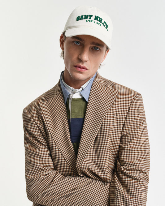Casquette lavée à motifs en feutre