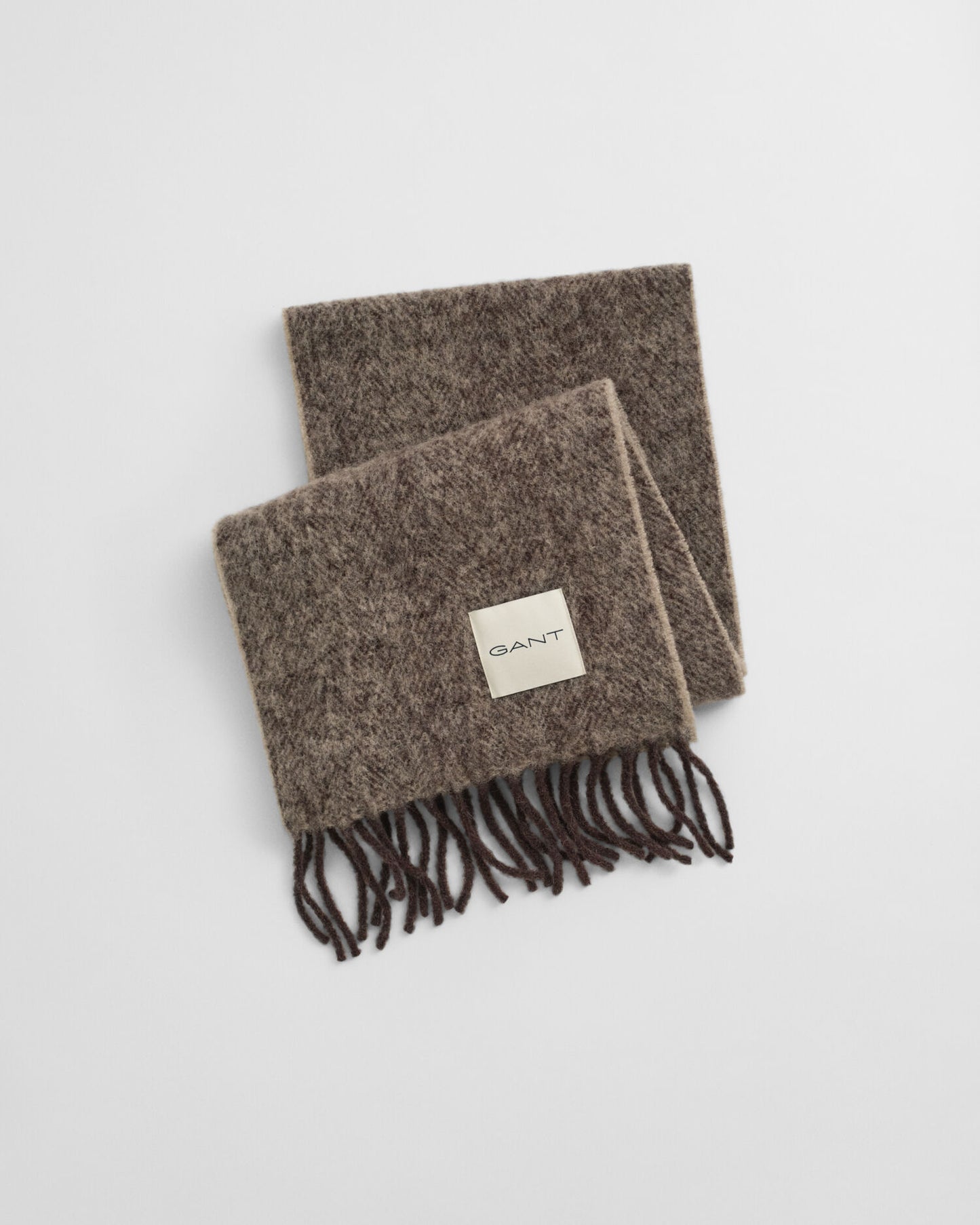 Écharpe en mohair et alpaga à chevrons