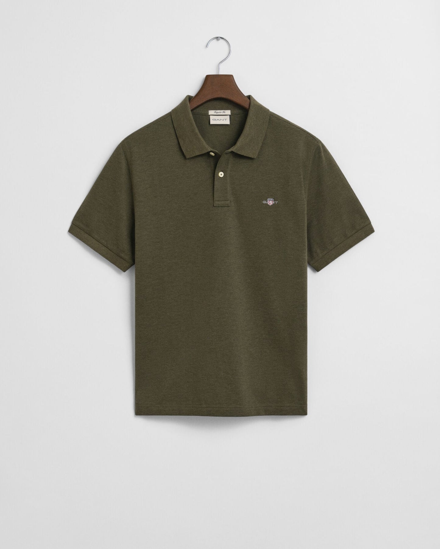 Regular Fit Piqué-Poloshirt mit Schild
