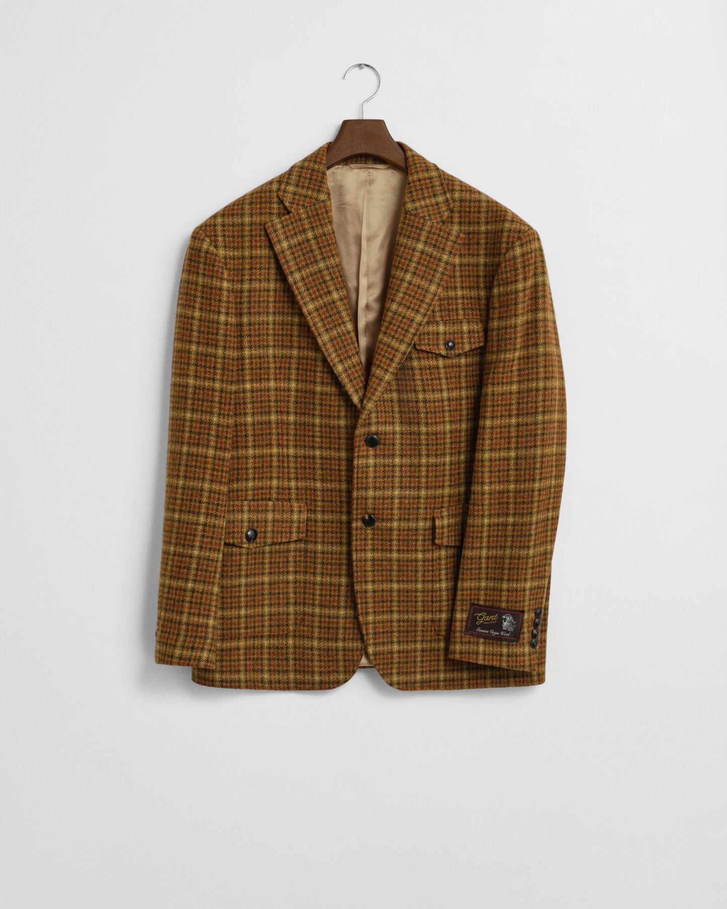 Veste de tailleur en tweed à carreaux coupe décontractée