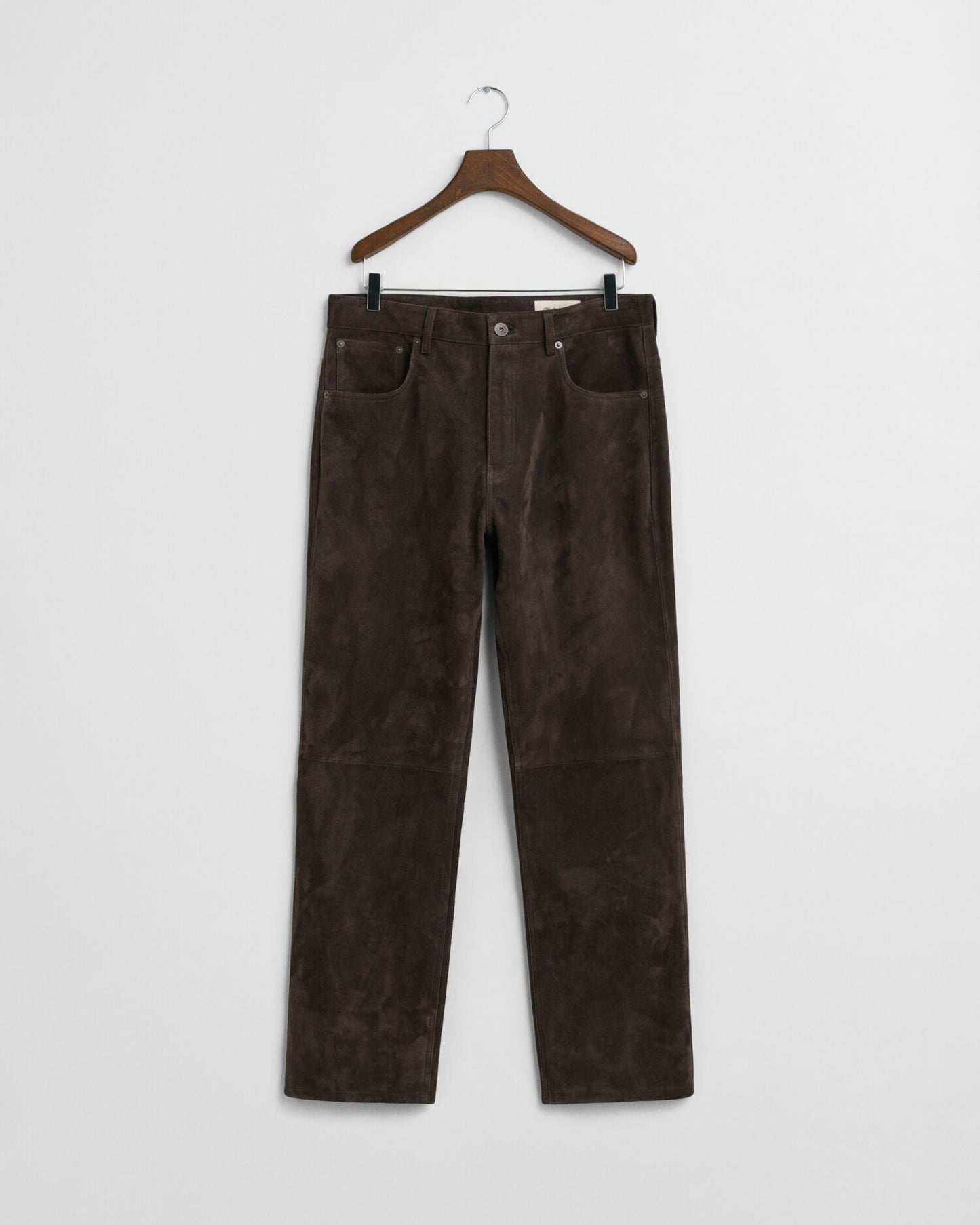 Wildleder Straight Fit Jeans