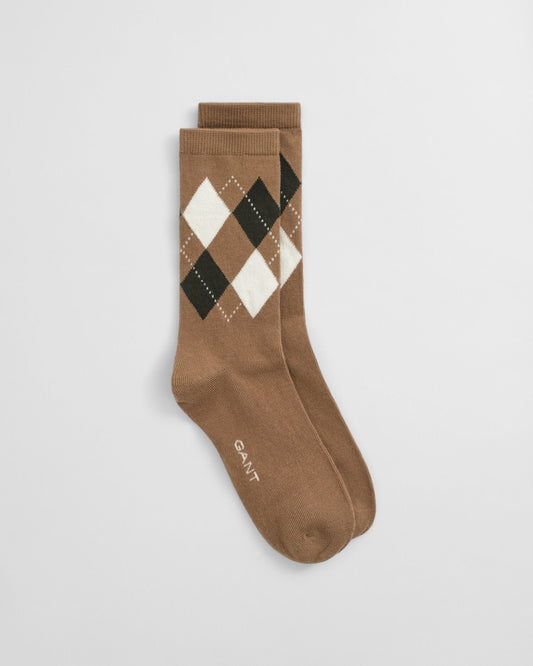 Karosocken im Argyle-Muster