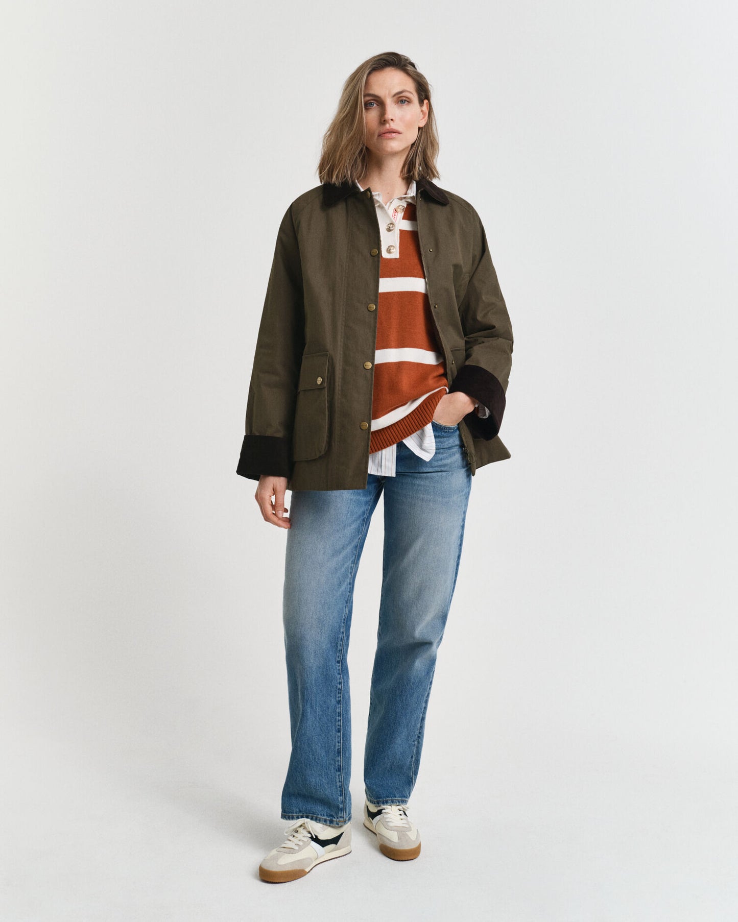 Barnjacke aus gewachster Baumwolle