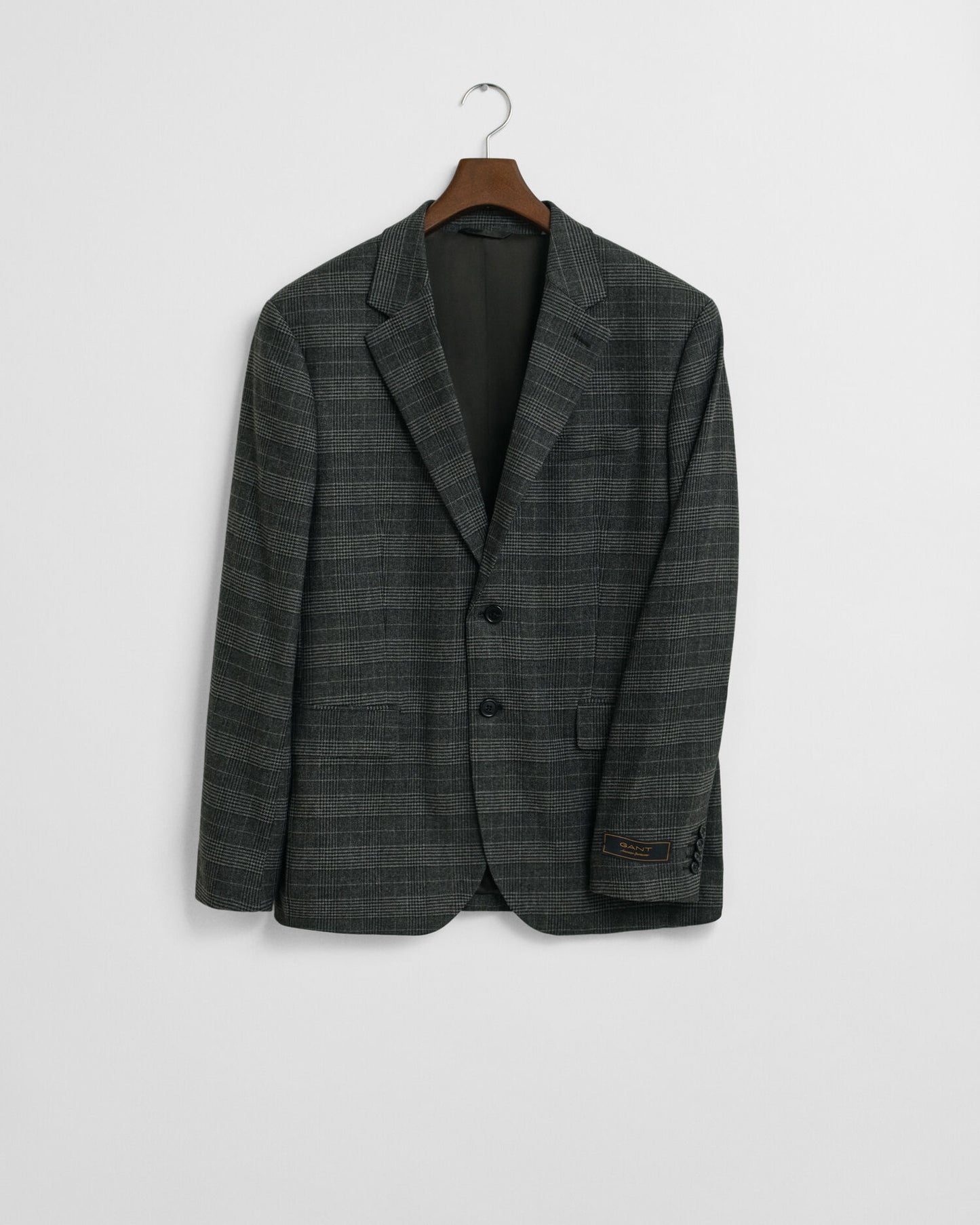 Slim-Fit-Sakko mit Glencheck-Muster