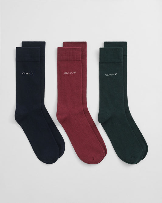 3er-Pack weiche Baumwollsocken