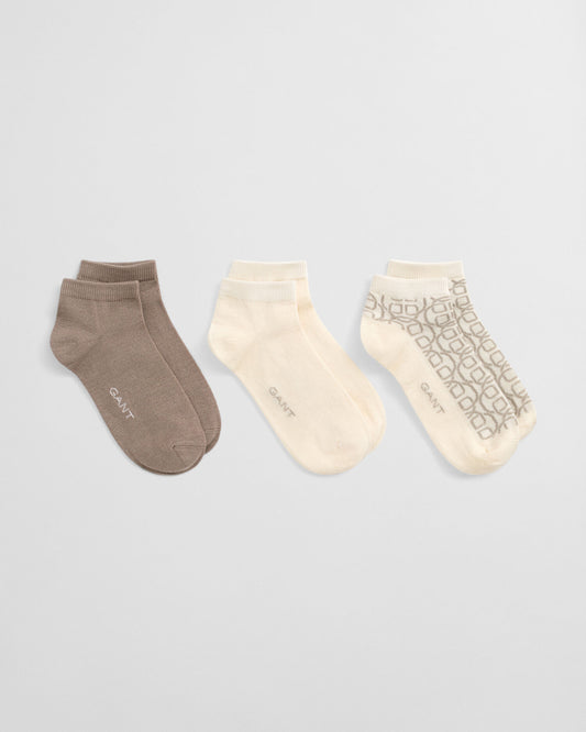 3er-Pack Monogramm-Söckchen