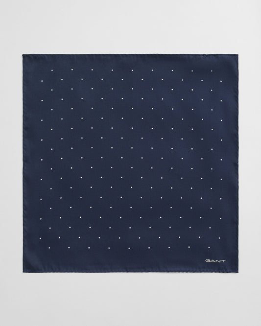 Pochette de costume imprimée à pois