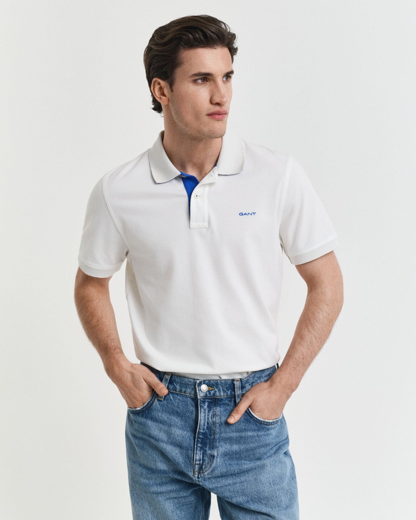 Polo-Piqué-Shirt mit Kontrastdetails