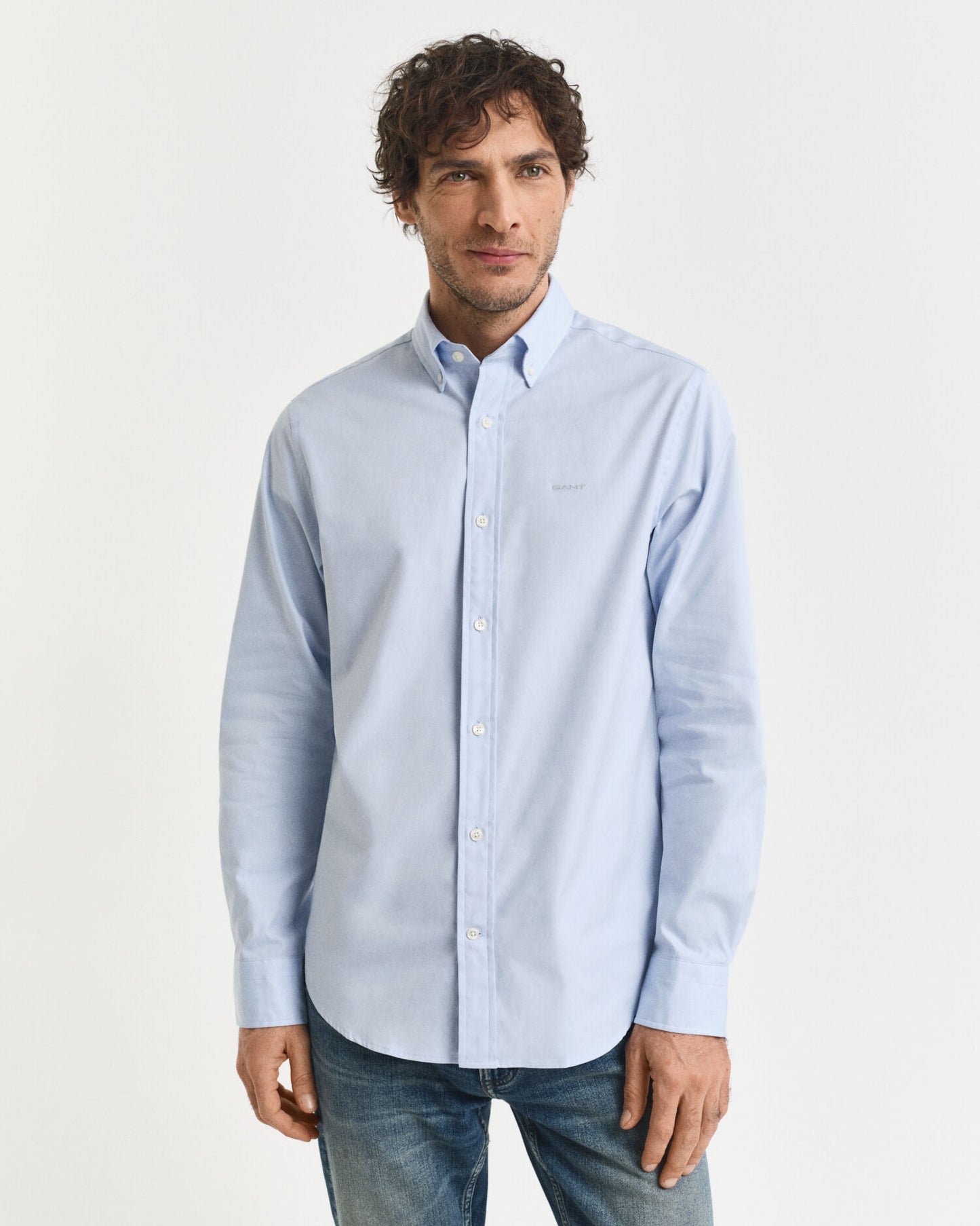 Regular Fit Oxford-Hemd aus Pinpoint-Gewebe