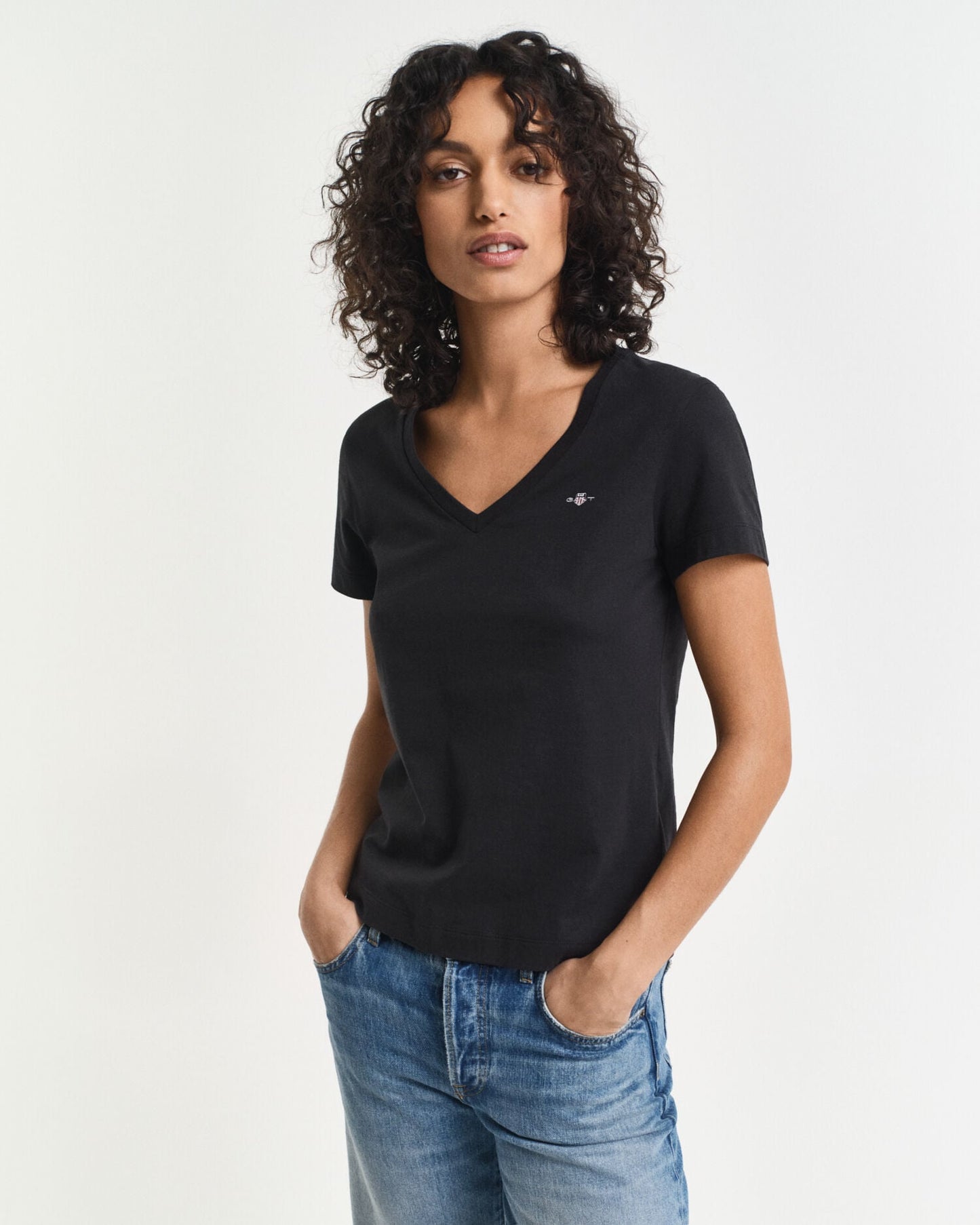 T-shirt col en V Shield