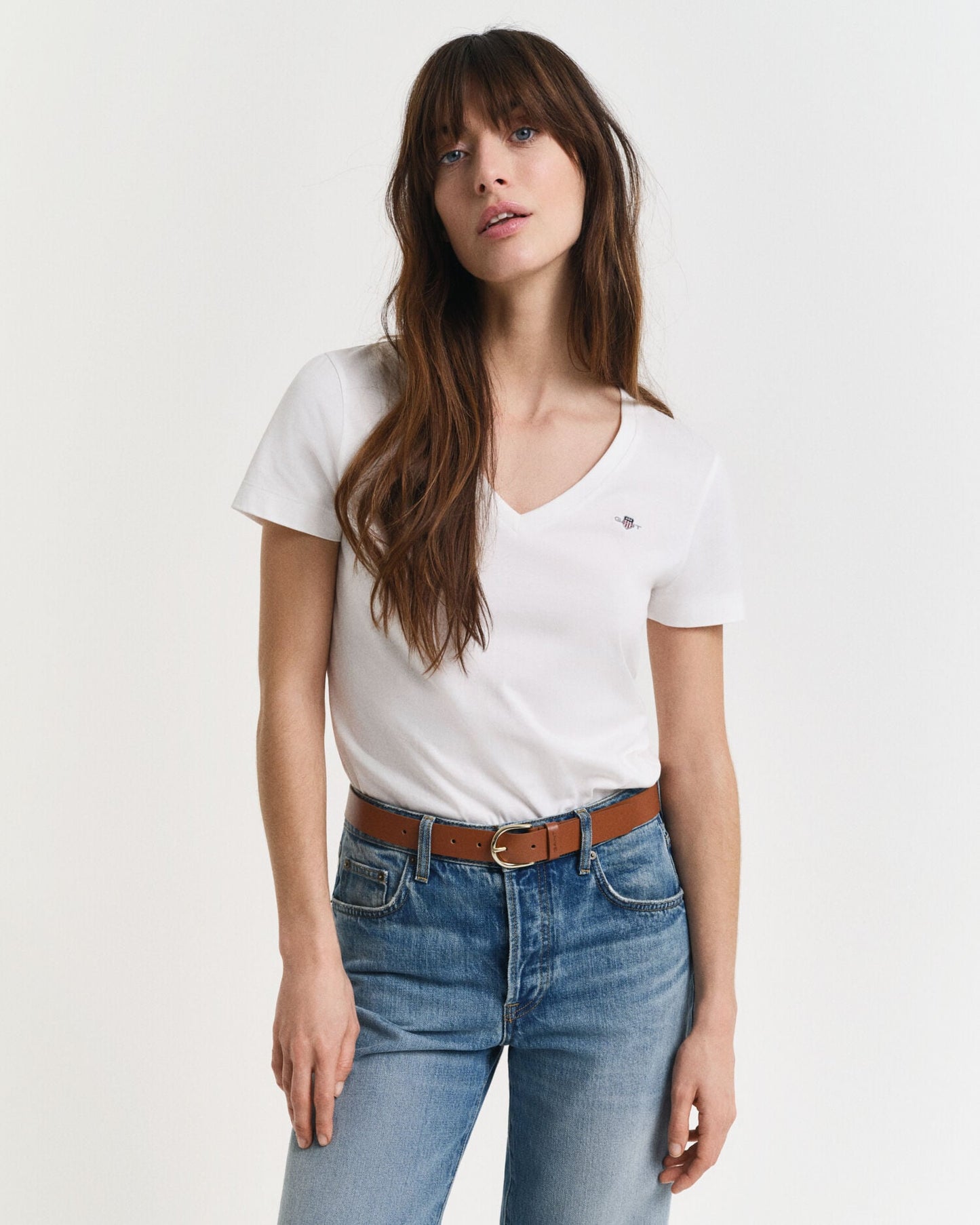 T-shirt col en V Shield