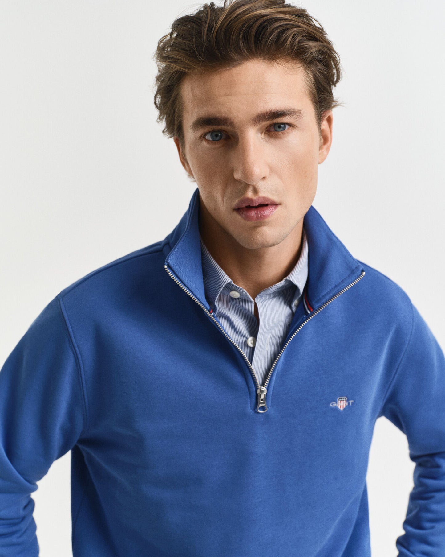 Sweat-shirt Shield demi-zip