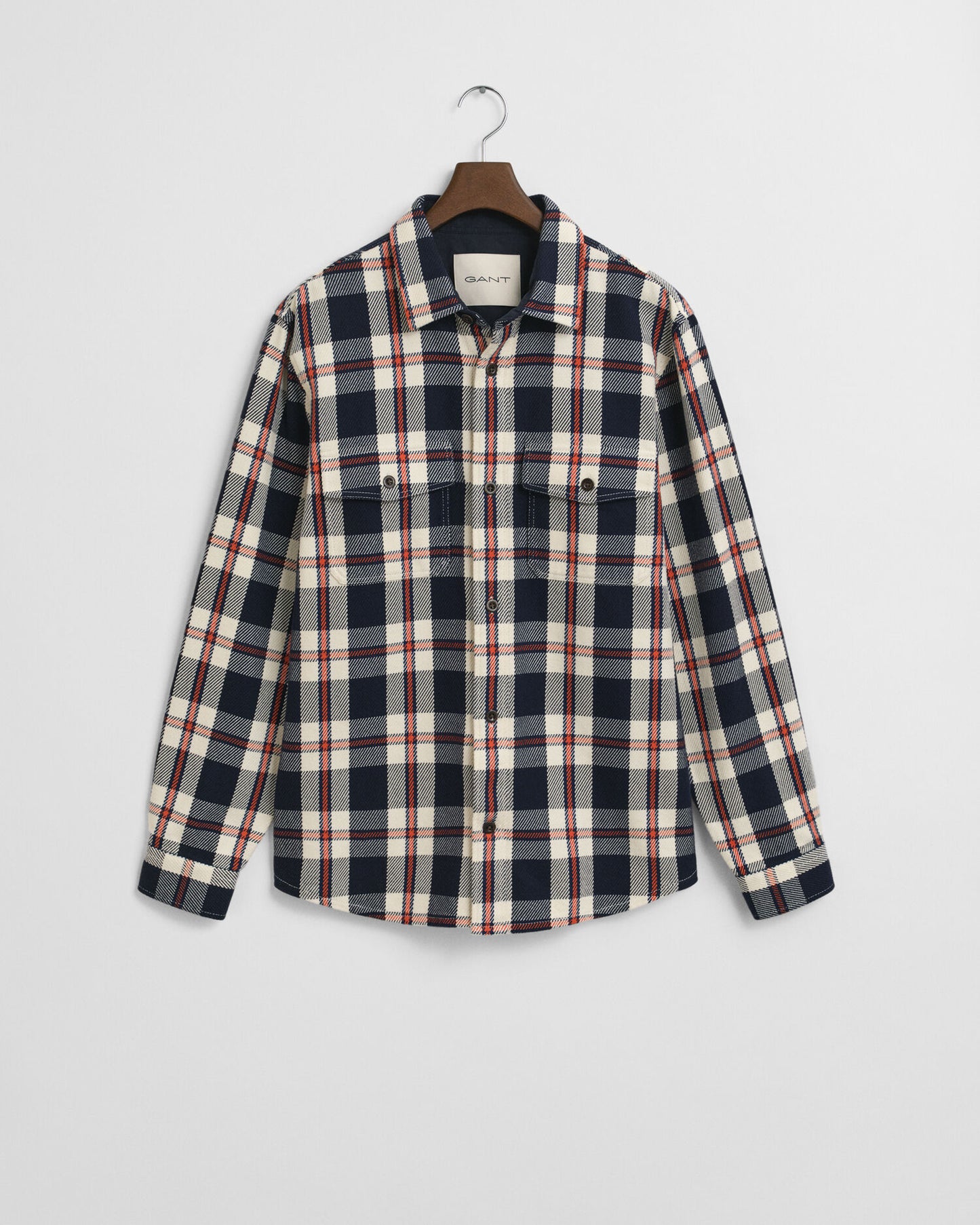 Kariertes Twill-Overshirt