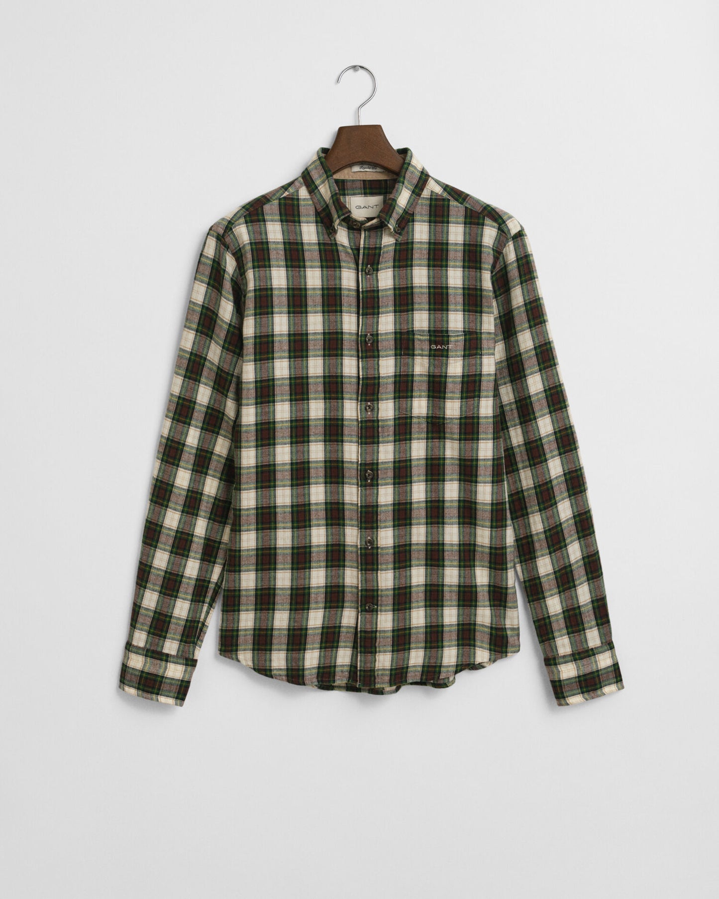 Regular Fit Kariertes Windblown Flanellhemd