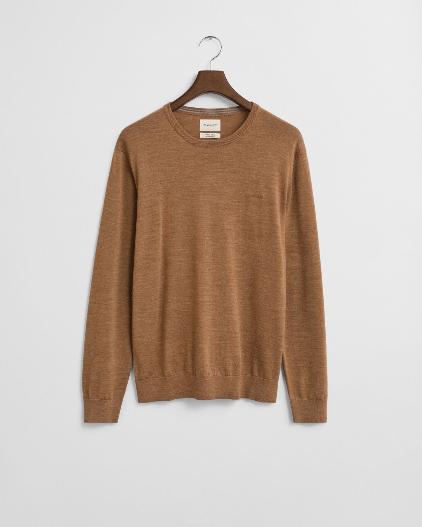 Pullover aus extrafeiner Merinowolle mit Rundhalsausschnitt
