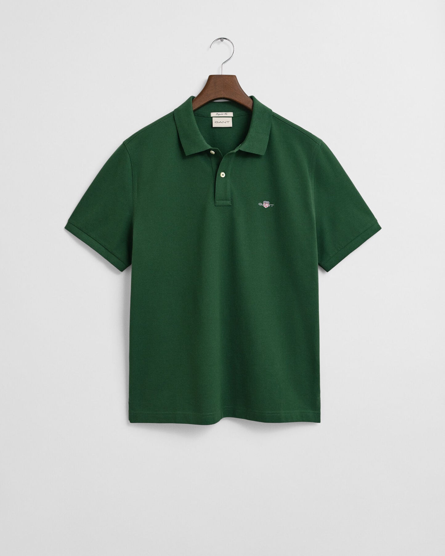 Regular Fit Piqué-Poloshirt mit Schild