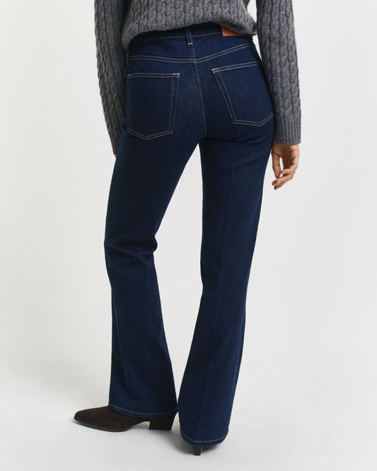 Slim Fit Schlagjeans