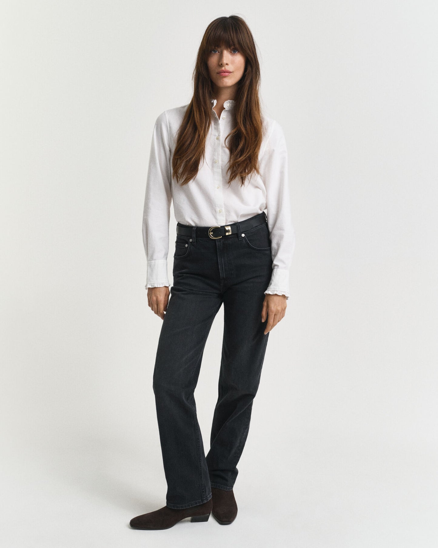 Stretchjeans mit geradem Bein