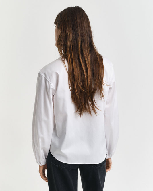 Chemisier en satin de coton