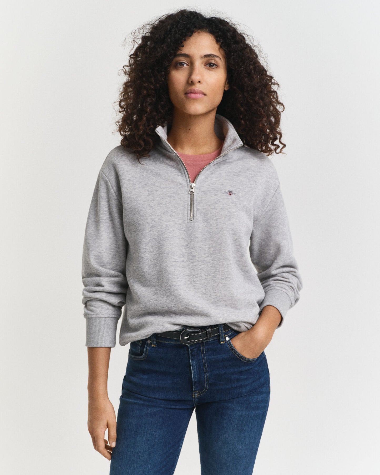 Sweat-shirt Shield demi-zip