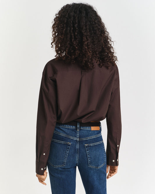 Relaxed Fit Hemd aus klassischem Popeline