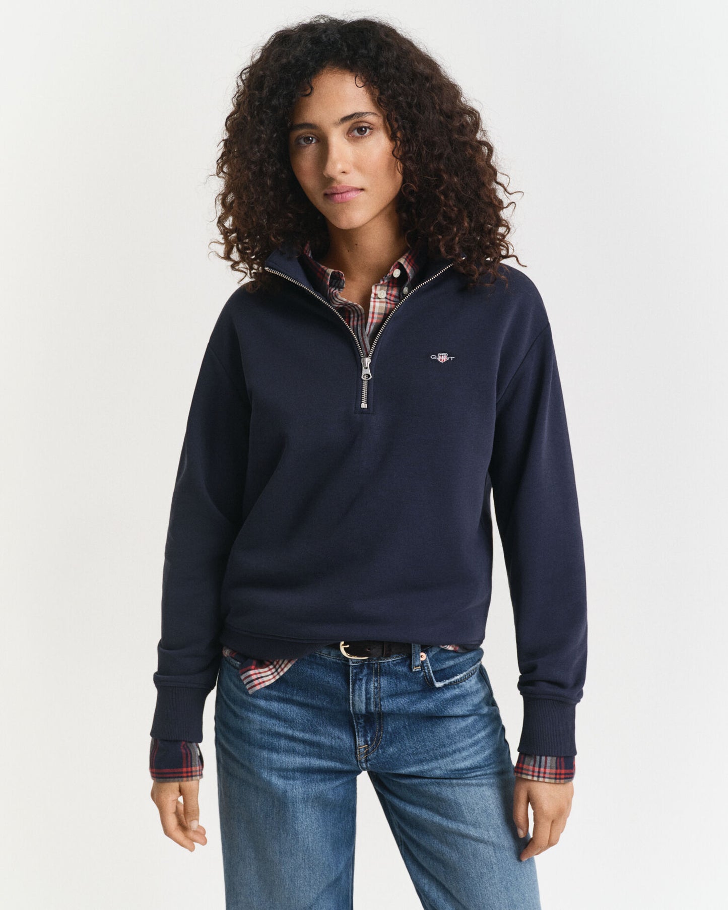 Sweat-shirt Shield demi-zip