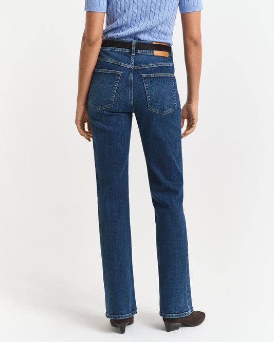 Slim Fit Schlagjeans