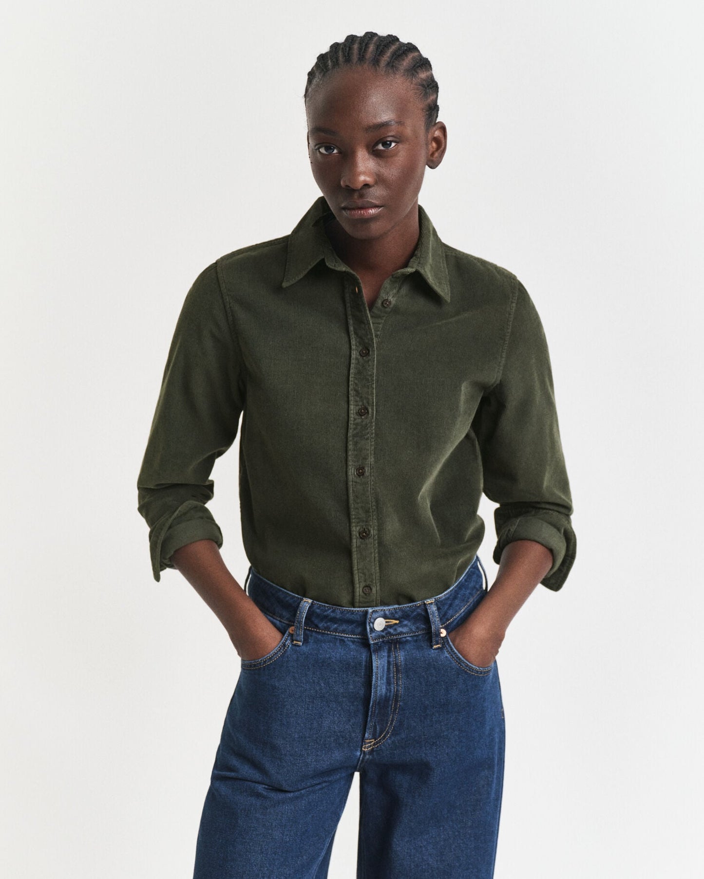 Cordhemd Regular Fit