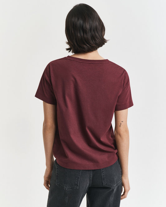Shield V-Ausschnitt T-Shirt