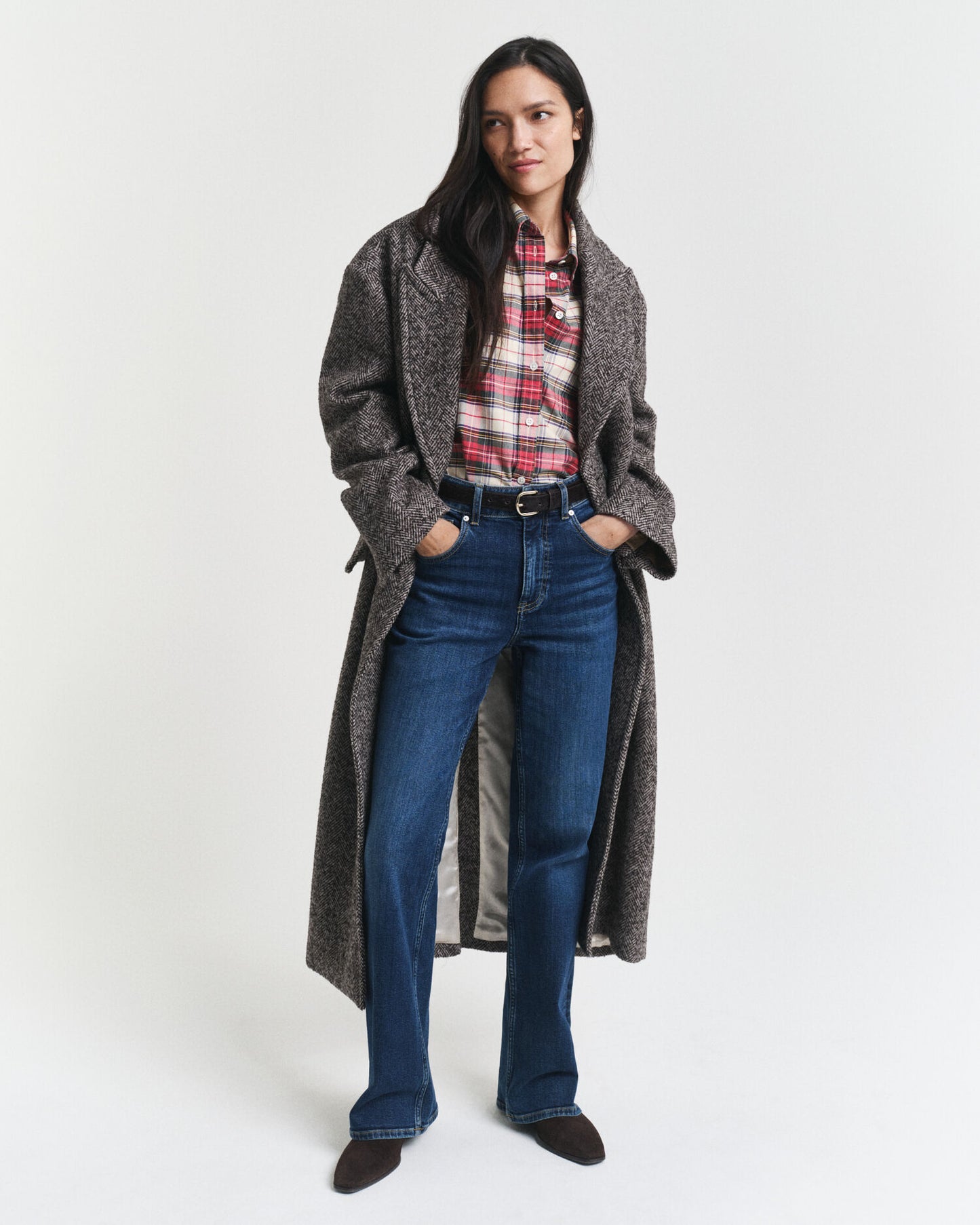 Klassisches Oxford-Hemd mit Oversized-Karomuster