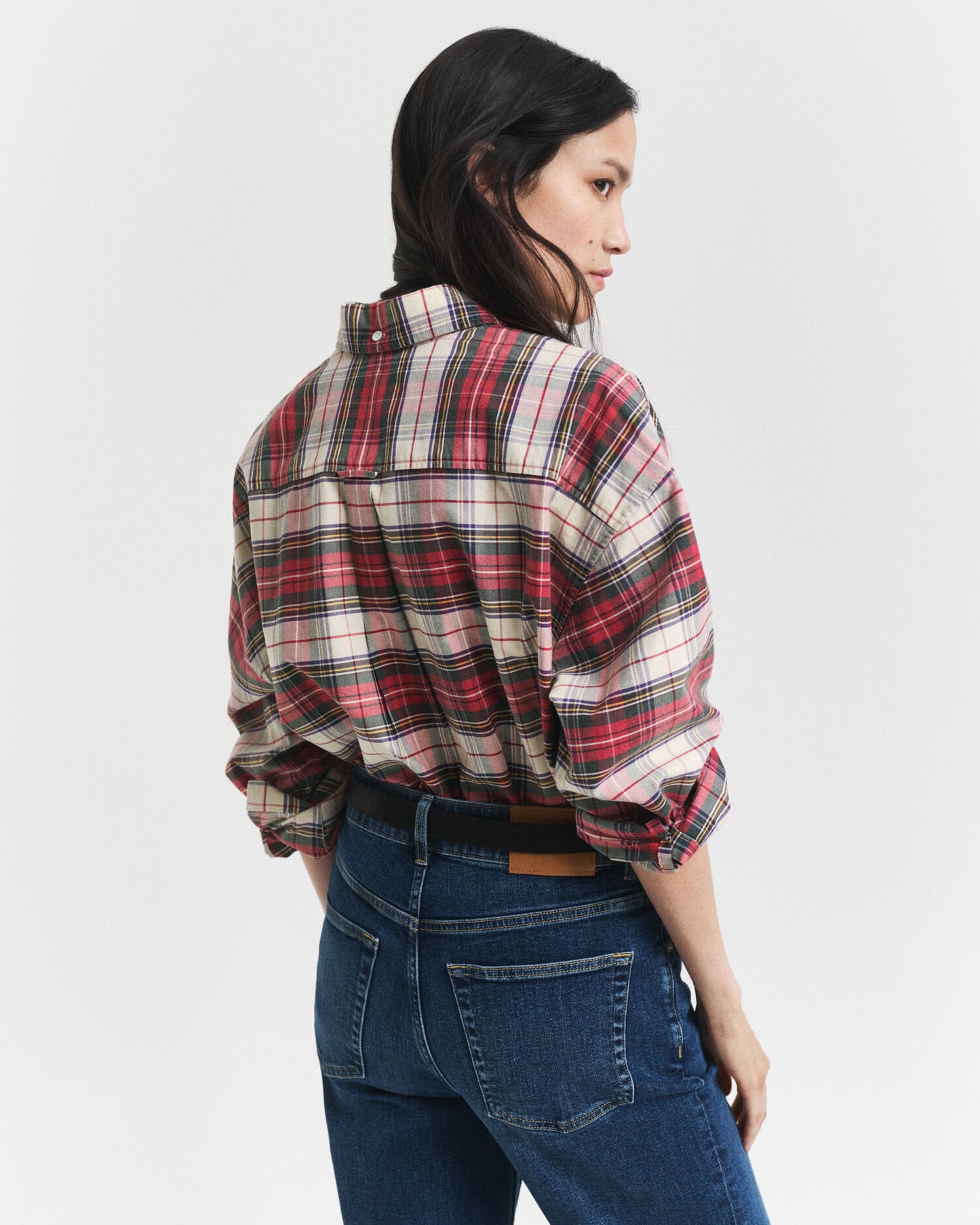 Klassisches Oxford-Hemd mit Oversized-Karomuster