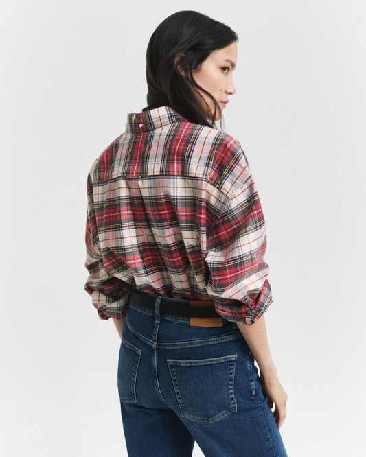 Klassisches Oxford-Hemd mit Oversized-Karomuster