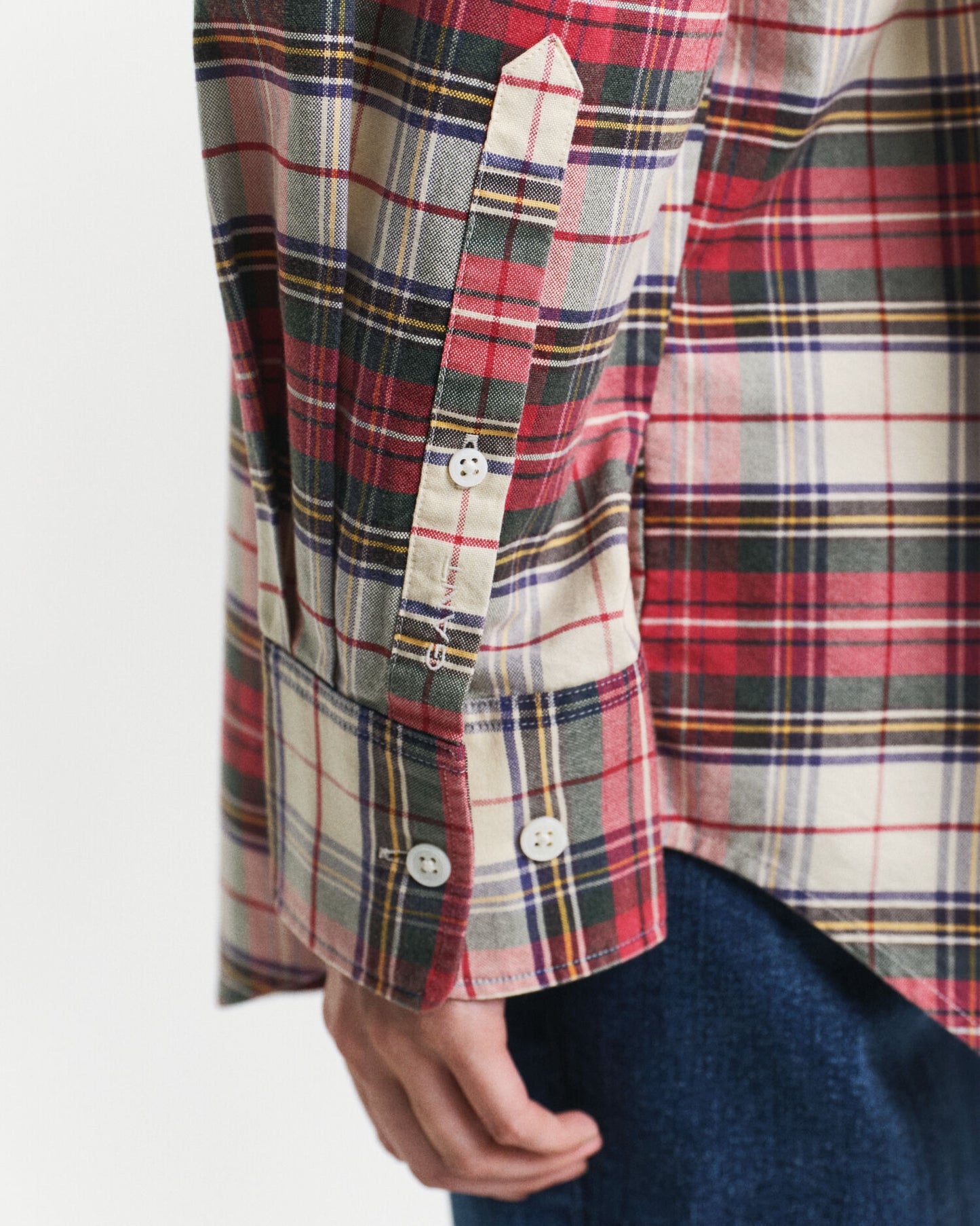 Klassisches Oxford-Hemd mit Oversized-Karomuster