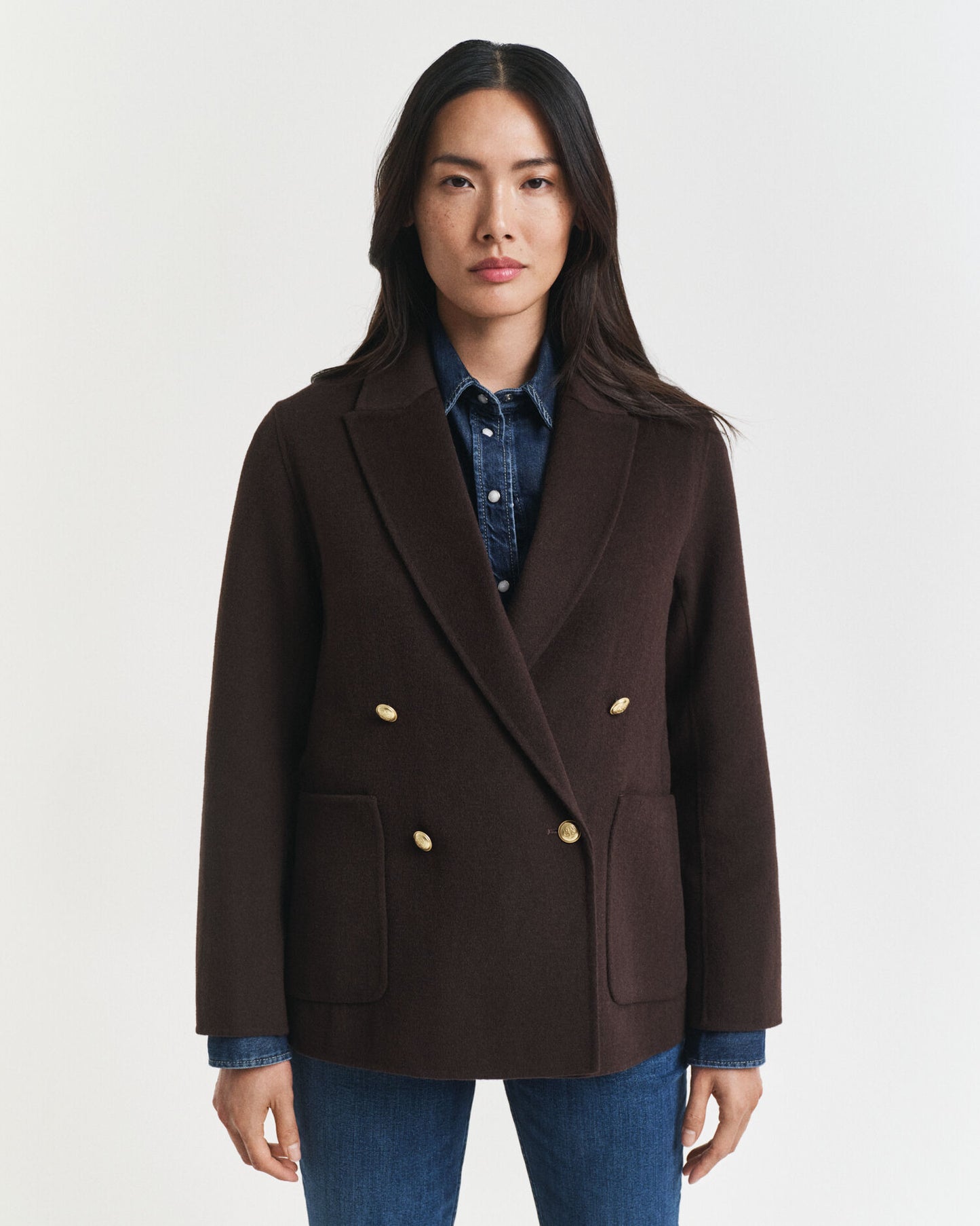 Blazer Club Coupe Droite Cousu Main