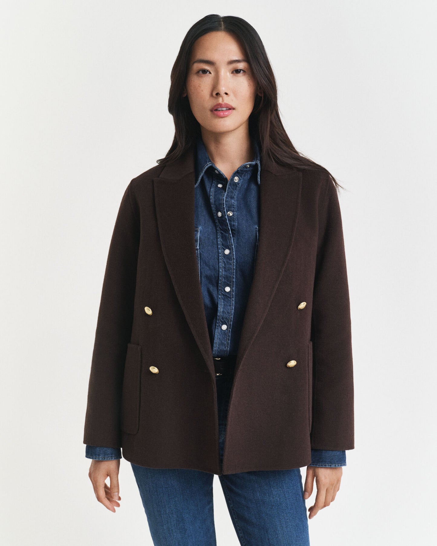 Blazer Club Coupe Droite Cousu Main