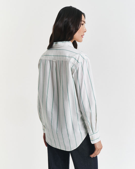 Oxfordhemd mit Streifen und Relaxed Fit