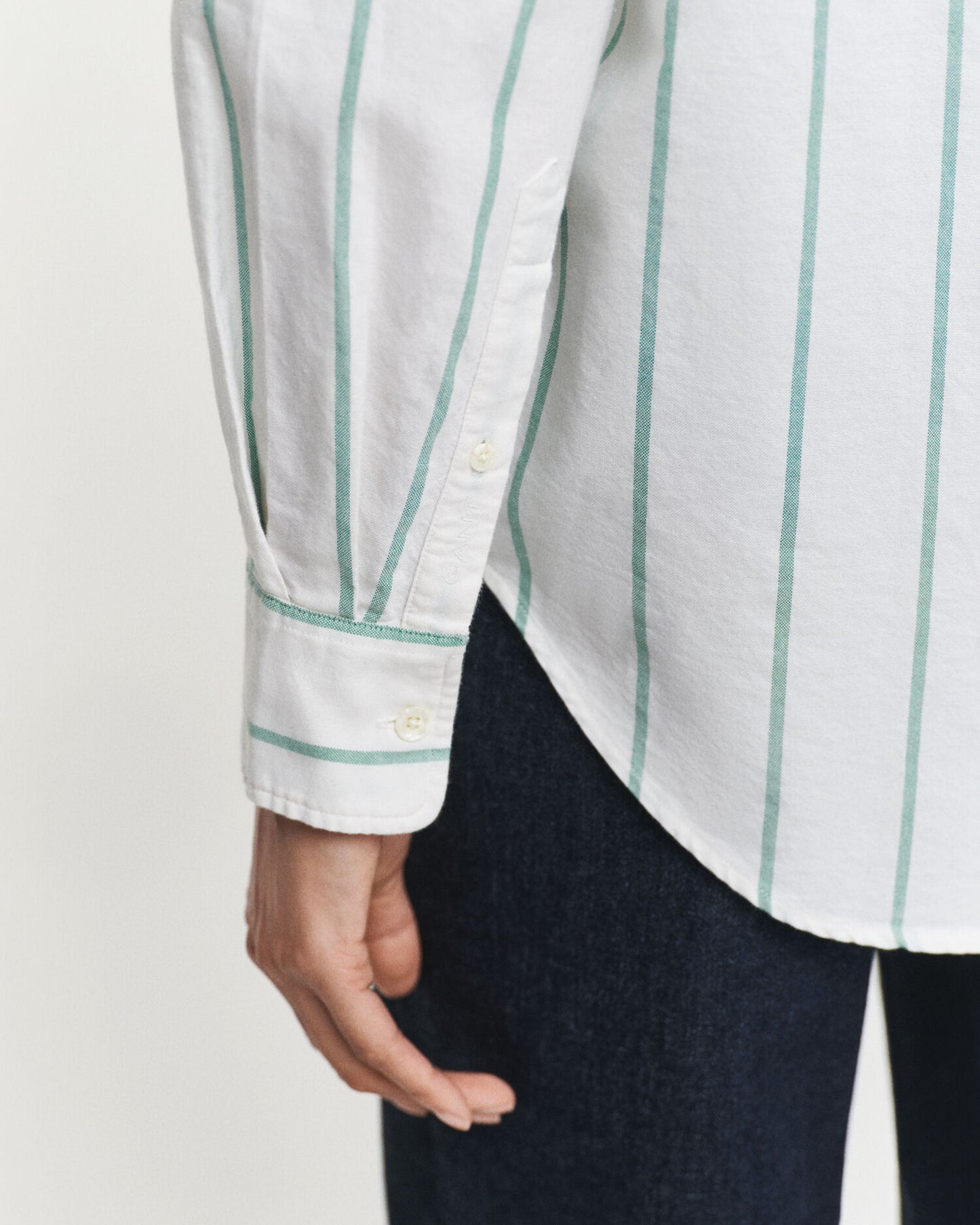 Oxfordhemd mit Streifen und Relaxed Fit