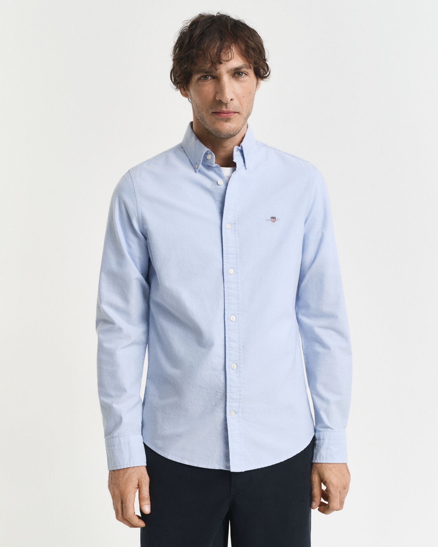 Slim Fit Klassisches Oxford-Hemd