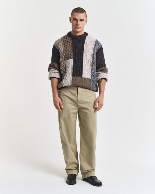 Chino décontracté en twill de coton